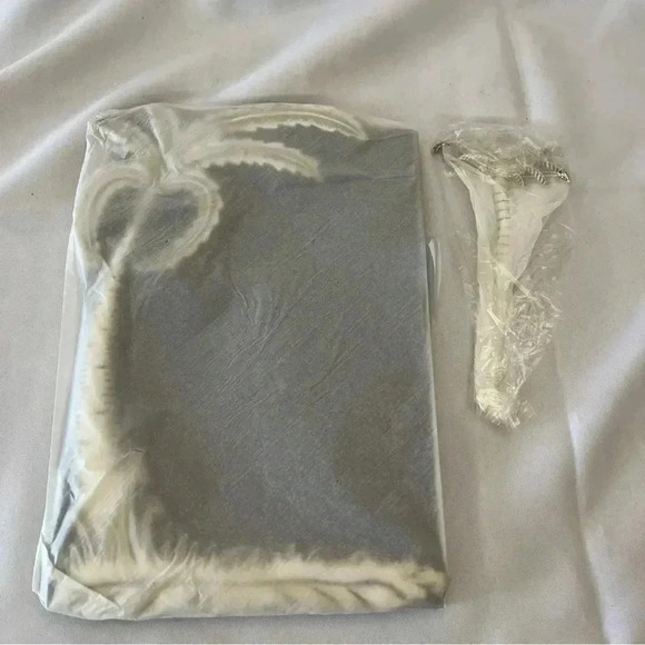 Silver Plated Palm Tree Design Marble Cheese Board and Knife - Picture 2 of 7